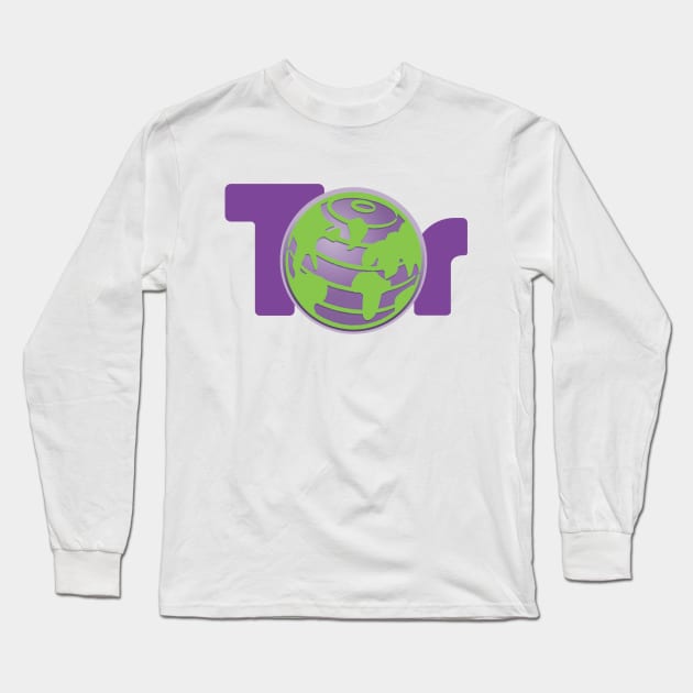 Tor Project Authentic - Web browser Long Sleeve T-Shirt by mangobanana